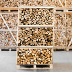 Palette kammergetrocknetes gespalten Hainbuche Brennholz 25cm