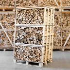 Palette kammergetrocknetes gespalten Hainbuche Brennholz 33cm